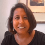 screenshot of Nafisa, a South African woman with shoulder-length darkbrown hair. logos of Light for the World and the Global Disability Summit are in the top corners.