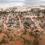 The aftermath of Cyclone Idai in Mozambique.